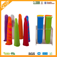 Portátil hermético 100% BPA libre de silicona Kids Ice Pop moldes